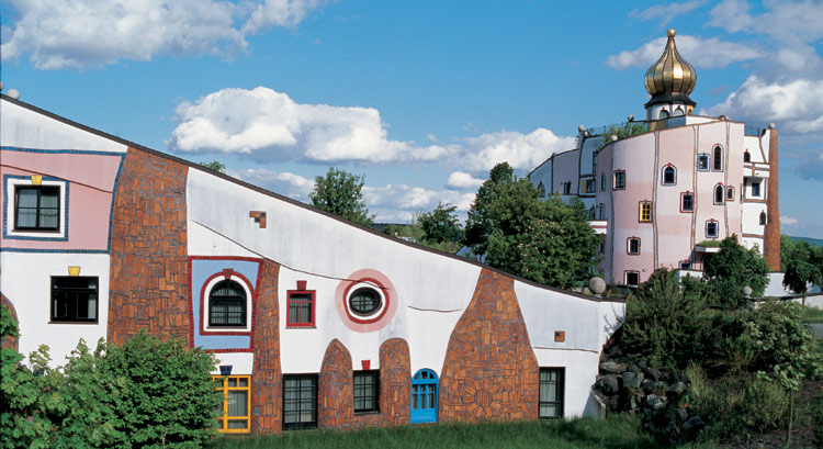 Hundertwassertherme Rogner Bad Blumau Ziegelhaus